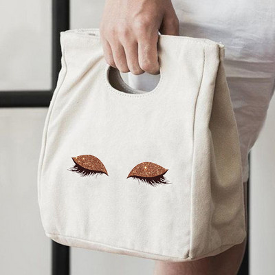 Fashion Print Insulation Θερμική τσάντα μεσημεριανού φαγητού για πικ-νικ Γυναικεία τσάντα μεσημεριανού φαγητού Γυναικείες Παιδικές ανδρικές τσάντες ψύξης οικολογικές πάνινες τσάντες