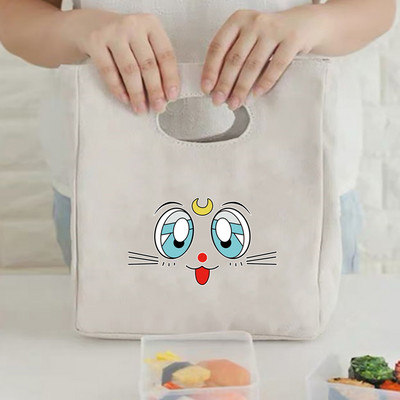 Fashion Print Insulation Θερμική τσάντα μεσημεριανού φαγητού για πικ-νικ Γυναικεία τσάντα μεσημεριανού φαγητού Γυναικείες Παιδικές ανδρικές τσάντες ψύξης οικολογικές πάνινες τσάντες