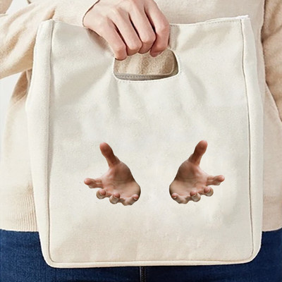 Fashion Print Insulation Θερμική τσάντα μεσημεριανού φαγητού για πικ-νικ Γυναικεία τσάντα μεσημεριανού φαγητού Γυναικείες Παιδικές ανδρικές τσάντες ψύξης οικολογικές πάνινες τσάντες