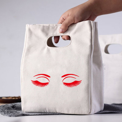 Fashion Print Insulation Θερμική τσάντα μεσημεριανού φαγητού για πικ-νικ Γυναικεία τσάντα μεσημεριανού φαγητού Γυναικείες Παιδικές ανδρικές τσάντες ψύξης οικολογικές πάνινες τσάντες