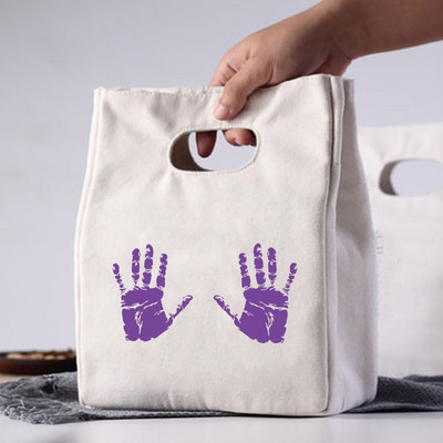 Fashion Print Insulation Θερμική τσάντα μεσημεριανού φαγητού για πικ-νικ Γυναικεία τσάντα μεσημεριανού φαγητού Γυναικείες Παιδικές ανδρικές τσάντες ψύξης οικολογικές πάνινες τσάντες