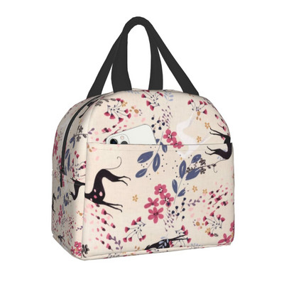 Uzorak slatkog šteneta čivave, izolirana torba za ručak za žene, ljubitelje pasa, prijenosni hladnjak, termalna kutija za bento, kampiranje, putovanja