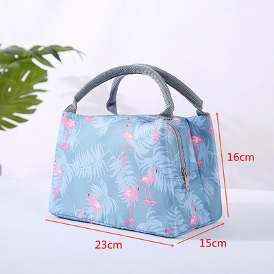 Αδιάβροχο θερμικό κουτί μεσημεριανού τσάντα με μόνωση Cooler Tote Δοχείο τροφίμων για πικ-νικ Γυναίκες Φοιτητές φρέσκο Διατήρηση πακέτο μεσημεριανού γεύματος Τσάντες τροφίμων