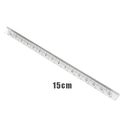 1 vnt. skaidrios trikampės liniuotės raštinės reikmenys mokykliniai reikmenys „Kawaii“ priedai „Papelería“ mielas lūžis saulės šviesoje