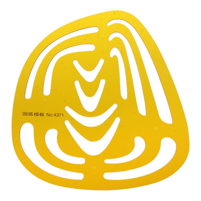 K Ρητίνη Κύκλοι Τετράγωνα Τρίγωνο Γεωμετρικό πρότυπο χάρακα Στένσιλ Εργαλείο μέτρησης Whosale&DropShip