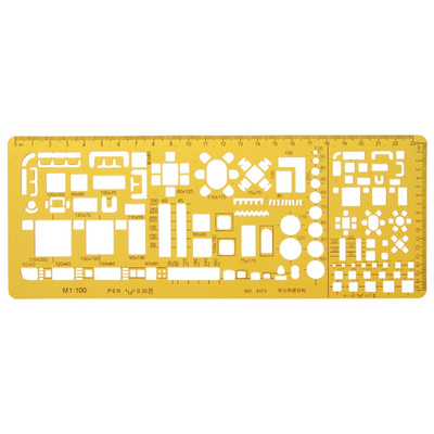 K Ρητίνη Κύκλοι Τετράγωνα Τρίγωνο Γεωμετρικό πρότυπο χάρακα Στένσιλ Εργαλείο μέτρησης Whosale&DropShip