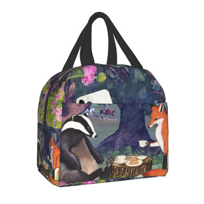 Προσαρμοσμένη Cute Otters Lunch Bag Γυναικεία Cooler Ζεστά μονωμένα κουτιά γεύματος για το Παιδικό Σχολείο