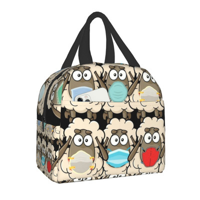 Προσαρμοσμένη Cute Otters Lunch Bag Γυναικεία Cooler Ζεστά μονωμένα κουτιά γεύματος για το Παιδικό Σχολείο