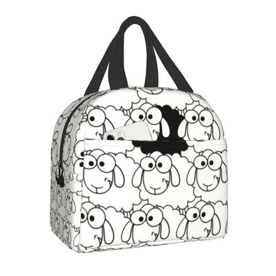 Προσαρμοσμένη Cute Otters Lunch Bag Γυναικεία Cooler Ζεστά μονωμένα κουτιά γεύματος για το Παιδικό Σχολείο