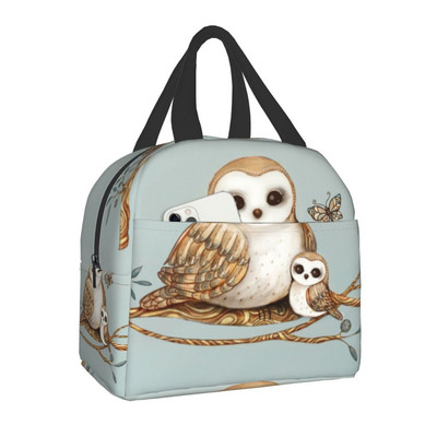 Προσαρμοσμένη Cute Otters Lunch Bag Γυναικεία Cooler Ζεστά μονωμένα κουτιά γεύματος για το Παιδικό Σχολείο