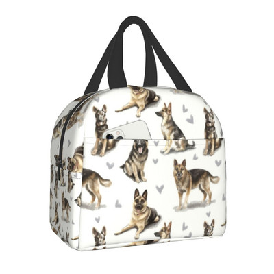 Sighthound Flower Love Termiškai izoliuoti pietų krepšiai Moterims Kurtas Vipetas Nešiojami Pietūs Kelioninė maisto dėžutė