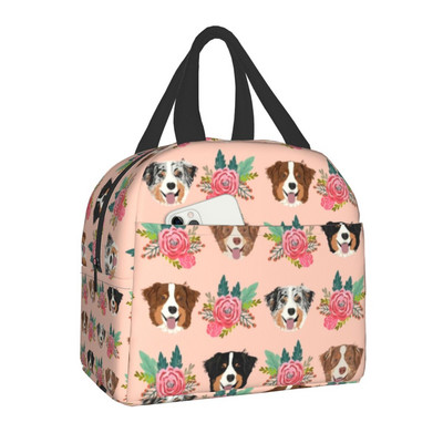 Sighthound Flower Love Termiškai izoliuoti pietų krepšiai Moterims Kurtas Vipetas Nešiojami Pietūs Kelioninė maisto dėžutė