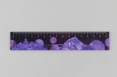 1 бр. Сладка 15 см звездно небе права линийка Многофункционална мечтана акрилна линийка Инструменти за измерване Направи си сам Scrapbooking Училищни офис консумативи