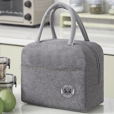 Termiskās pārtikas piknika pusdienu kaste, izolēta skolas bērnu soma, kas paredzēta darba suņu pēdu nospiedumu raksta aukstuma soma sievietēm