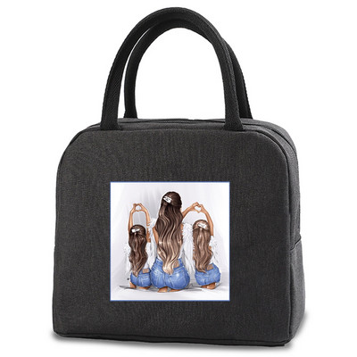 Ženska torba za ručak Izolirana prijenosna hrana na otvorenom Termalna bento torbica Piknik za dijete Užina Održavajte svježinu Hladnjak Paket za pohranu