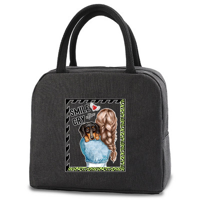 Ženska torba za ručak Izolirana prijenosna hrana na otvorenom Termalna bento torbica Piknik za dijete Užina Održavajte svježinu Hladnjak Paket za pohranu