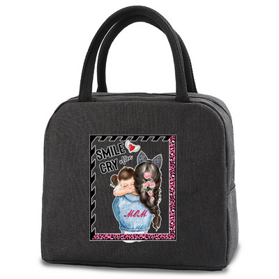 Ženska torba za ručak Izolirana prijenosna hrana na otvorenom Termalna bento torbica Piknik za dijete Užina Održavajte svježinu Hladnjak Paket za pohranu