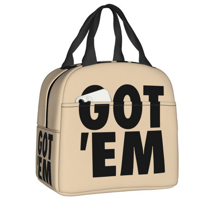 Got Em Insulated τσάντα μεσημεριανού γεύματος για γυναίκες Παιδικά στεγανό ψυγείο Θερμικό μεσημεριανό κουτί γραφείο εργασίας Σχολείο πικ-νικ Φαγητό Bento Box