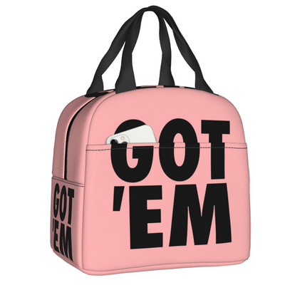Got Em Insulated τσάντα μεσημεριανού γεύματος για γυναίκες Παιδικά στεγανό ψυγείο Θερμικό μεσημεριανό κουτί γραφείο εργασίας Σχολείο πικ-νικ Φαγητό Bento Box