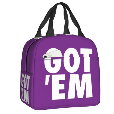 Got Em Insulated τσάντα μεσημεριανού γεύματος για γυναίκες Παιδικά στεγανό ψυγείο Θερμικό μεσημεριανό κουτί γραφείο εργασίας Σχολείο πικ-νικ Φαγητό Bento Box