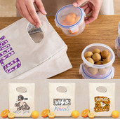 Izolirana torba za ručak za uniseks hladnjak Termalna torba Prijenosna kutija za ručak Ice Pack Torbica Wild Printed Food Picnic Storage Bento torbica