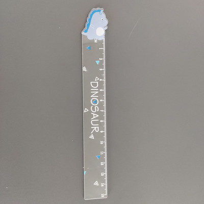 Dinosaurus ravnalo Kawaii dodaci Prozirni korejski slatki pribor za pisanje 15 cm Diy alati za crtanje Regla školski pribor Učenička ravnala