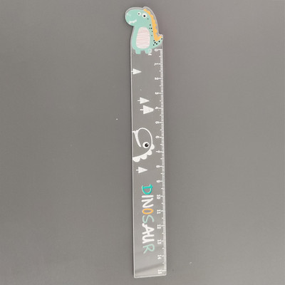 Dinosaurus ravnalo Kawaii dodaci Prozirni korejski slatki pribor za pisanje 15 cm Diy alati za crtanje Regla školski pribor Učenička ravnala