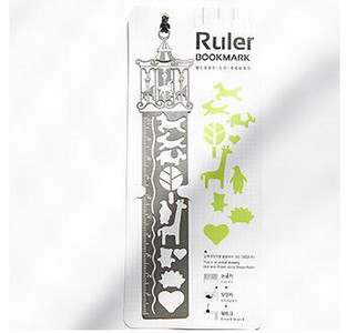 Mielas Kawaii Creative Horse paukščių narvas tuščiaviduris metalinis žymeklio liniuotė vaikams, dovanos mokiniams, nemokamas pristatymas