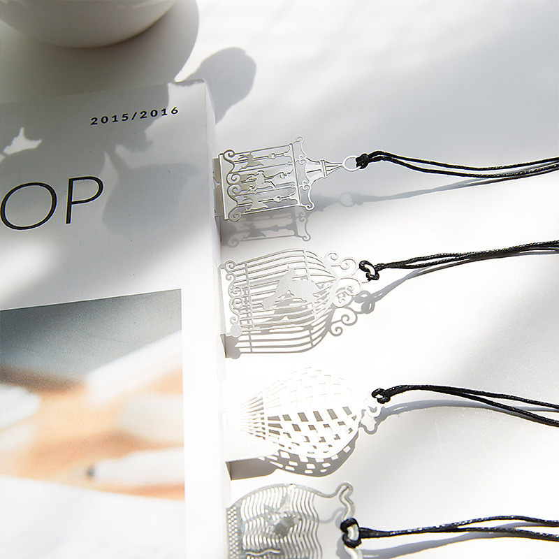 Mielas Kawaii Creative Horse paukščių narvas tuščiaviduris metalinis žymeklio liniuotė vaikams, dovanos mokiniams, nemokamas pristatymas