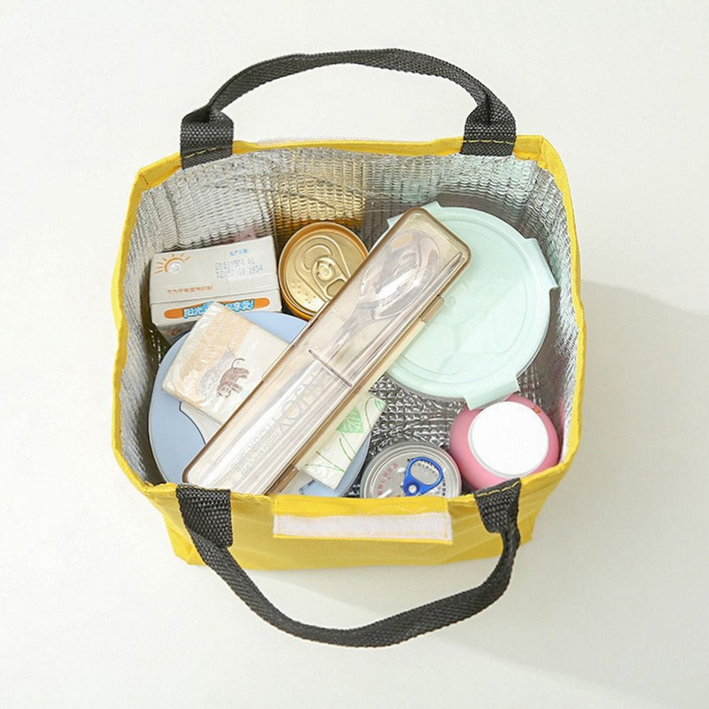 Slatka crtana mačka, dijete, student, putna torba za pohranu, hladnjak, torba za ručak, izolirana termo torba, organizator doručka, kutija za ručak