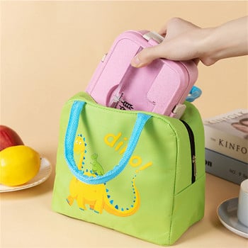 Cute Cartoon Insolated Thermal Lunch Bag Box Bag for Children Student Portable Cooler Bags Pouch Bento Container Lonchera New