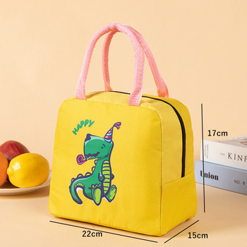 Cute Cartoon Insolated Thermal Lunch Bag Box Bag for Children Student Portable Cooler Bags Pouch Bento Container Lonchera New