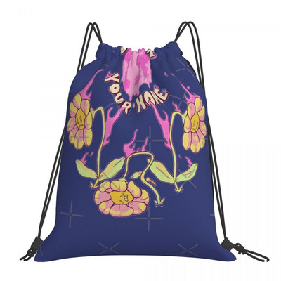 Ärge põletage oma kodu Flim Flam Pingutusnöörid Kotid Seljakotid Kotid Meeste Käekott Naiste Seljakott Tõmbepael Kotid