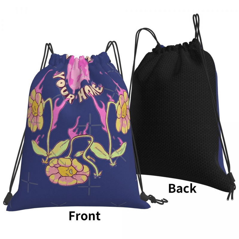 Ärge põletage oma kodu Flim Flam Pingutusnöörid Kotid Seljakotid Kotid Meeste Käekott Naiste Seljakott Tõmbepael Kotid