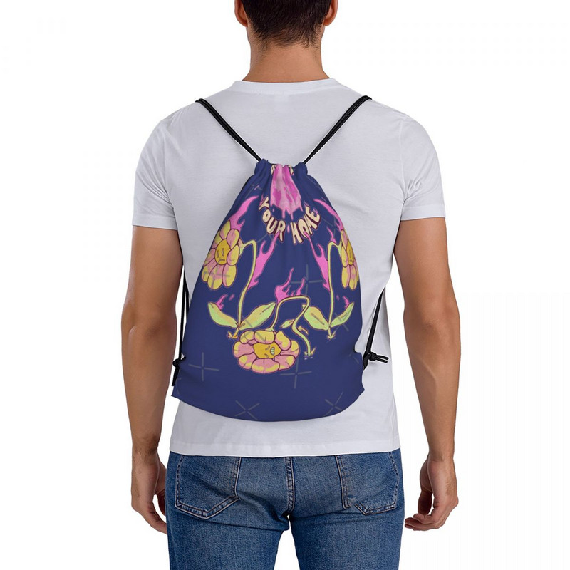 Ärge põletage oma kodu Flim Flam Pingutusnöörid Kotid Seljakotid Kotid Meeste Käekott Naiste Seljakott Tõmbepael Kotid