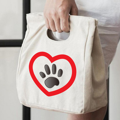 Modes zīmols Print Tote Izolācijas pusdienu soma Mājīga ceļojumu pārnēsājama liela ietilpība termiskā pusdienu soma Rokassomas Ikdienas audekla somas