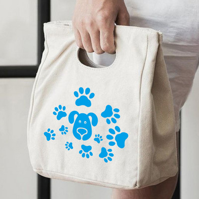 Modes zīmols Print Tote Izolācijas pusdienu soma Mājīga ceļojumu pārnēsājama liela ietilpība termiskā pusdienu soma Rokassomas Ikdienas audekla somas