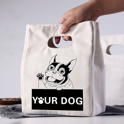 Modes zīmols Print Tote Izolācijas pusdienu soma Mājīga ceļojumu pārnēsājama liela ietilpība termiskā pusdienu soma Rokassomas Ikdienas audekla somas