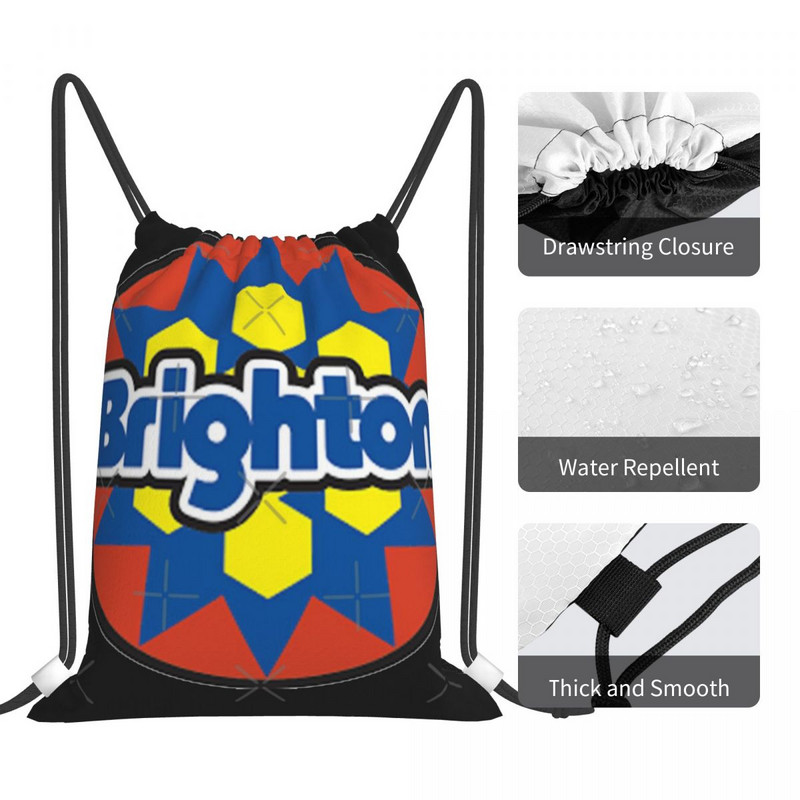 Brighton Ski Resort ventilátor húzózsinór táskák hátizsákok cipők táska szál táska vászon hátizsák zsinór férfi