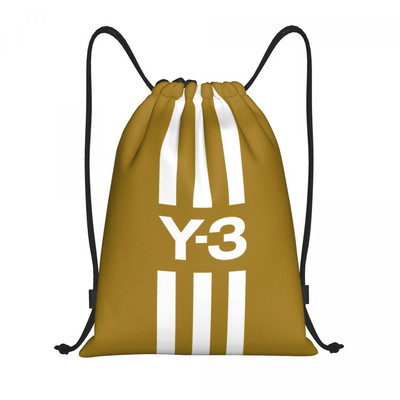 Pielāgots Yohji Yamamoto Of The Streets In Paris Savelkamās aukliņas soma iepirkšanās jogas mugursomām vīriešiem Sieviešu sporta sporta zāles soma