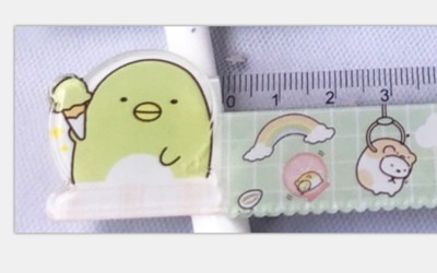 San-X SUMIKKO GURASHI 15 cm aranyos állat, egyenes vonalzó Kawaii mérőeszköz Írószer rajz Irodai kellékek gyerekeknek ajándék