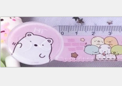 San-X SUMIKKO GURASHI 15 cm aranyos állat, egyenes vonalzó Kawaii mérőeszköz Írószer rajz Irodai kellékek gyerekeknek ajándék