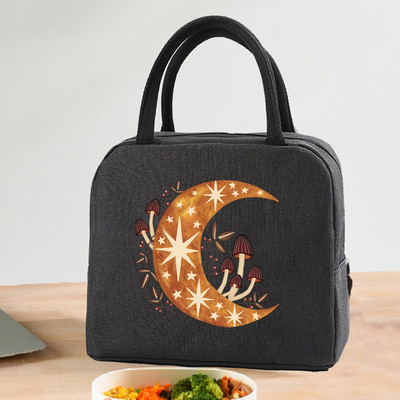 Prijenosna torba za ručak Unisex toplinski izolirana dječja kutija za ručak Ručna torba Hrana Piknik za posao Hladnjaci Torbe za pohranu Serija gljiva
