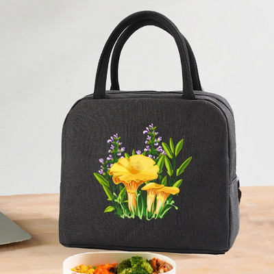 Prijenosna torba za ručak Unisex toplinski izolirana dječja kutija za ručak Ručna torba Hrana Piknik za posao Hladnjaci Torbe za pohranu Serija gljiva