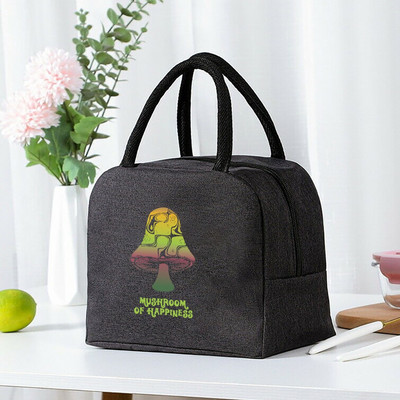 Prijenosna torba za ručak Unisex toplinski izolirana dječja kutija za ručak Ručna torba Hrana Piknik za posao Hladnjaci Torbe za pohranu Serija gljiva