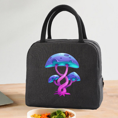 Prijenosna torba za ručak Unisex toplinski izolirana dječja kutija za ručak Ručna torba Hrana Piknik za posao Hladnjaci Torbe za pohranu Serija gljiva