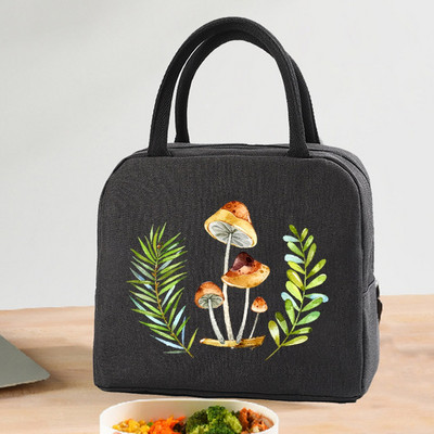 Prijenosna torba za ručak Unisex toplinski izolirana dječja kutija za ručak Ručna torba Hrana Piknik za posao Hladnjaci Torbe za pohranu Serija gljiva