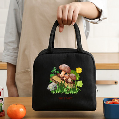 Prijenosna torba za ručak Unisex toplinski izolirana dječja kutija za ručak Ručna torba Hrana Piknik za posao Hladnjaci Torbe za pohranu Serija gljiva
