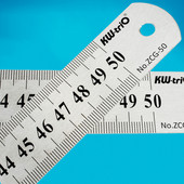 1PC Metalno ravnalo za šivanje 15 20 30 50cm Školsko ravno ravnalo od nehrđajućeg čelika Dvostrana ravnala za crtanje Uredski školski pribor