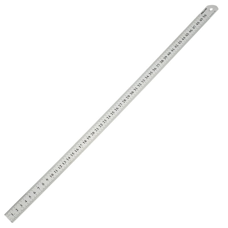 1PC Metalno ravnalo za šivanje 15 20 30 50cm Školsko ravno ravnalo od nehrđajućeg čelika Dvostrana ravnala za crtanje Uredski školski pribor